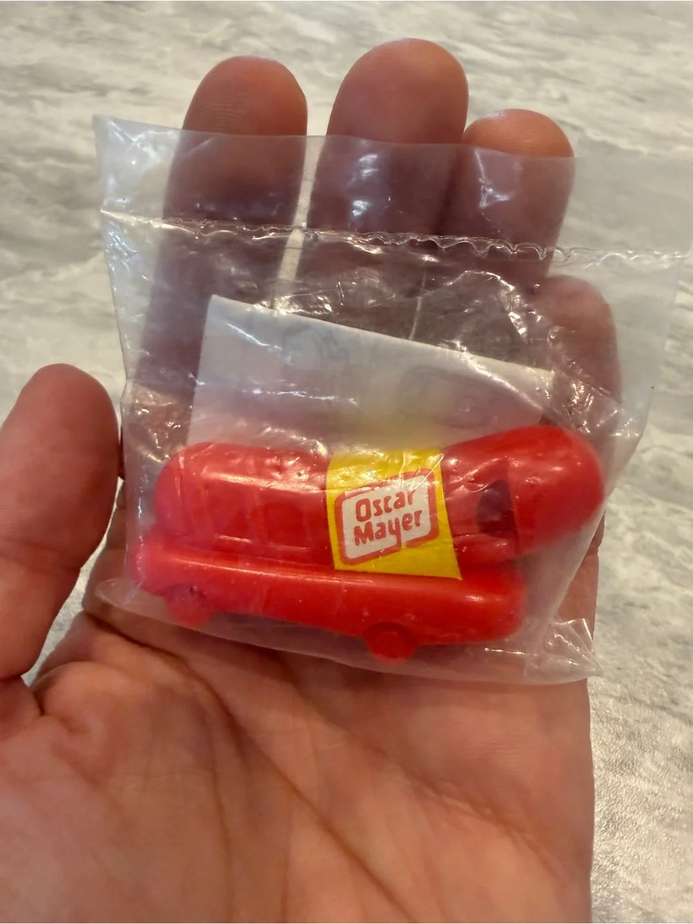 Vintage Sealed Oscar Meyer Weiner Mobile Toy Kidcore Collectible Nostalgia